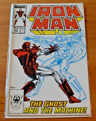 Buy Marvel Comics Iron Man #219 The Ghost And The Machine • 15.99£