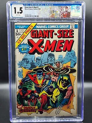 Buy GIANT-SIZE X-MEN #1 CGC 1.5 1st New X-Men! 2nd Full Wolverine! WHITE PAGES! • 863.67£
