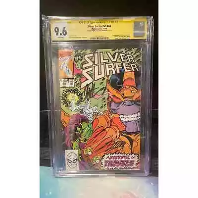 Buy Silver Surfer #44 #v3 CGC 9.6 SS 2x Signed • 212.95£