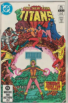 Buy *** Dc Comics New Teen Titans #30 Terra Joins Vf *** • 3.75£