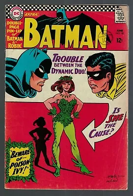 Buy Dc Comics Batman 181 1st Appearance Poison Ivy 1966 VG 4.0 Justice League • 599.99£