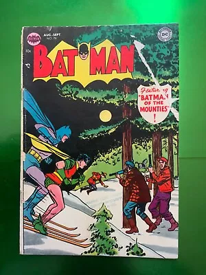 Buy Batman #78 1953 1st Roh Kar Prototype Martian Manhunter DC Golden Age Key 1.5 • 142.52£