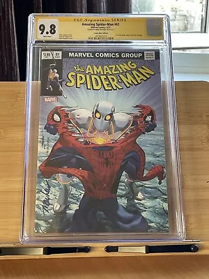 Buy Amazing Spider-Man 61 CGC 9.8 SIGNED COMIC MINT EDITION • 200£