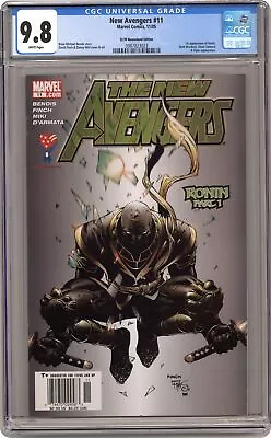 Buy New Avengers #11N Finch Newsstand Variant CGC 9.8 2005 3987823023 • 507.49£
