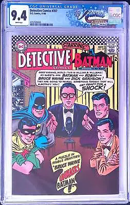 Buy D.C Comics Detective Comics 357 11/66 FANTAST CGC 9.4 White Pages • 264.20£