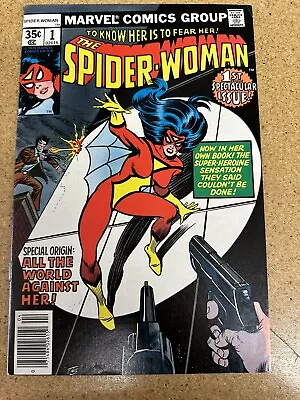 Buy Spider-Woman #1 1978 Marvel NEW ORIGIN OF SPIDER-WOMAN • 28.09£