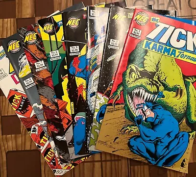 Buy The Tick Karma Tornado Vintage Comics  Second Editions 1997 No’s 1,3,4,5,6,7,8,9 • 22£