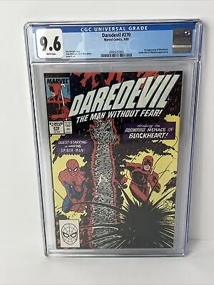 Buy Daredevil #270 (1989) CGC 9.6 Marvel Comics 1st Appearance Of Blackheart • 112.41£