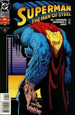 Buy Superman Man Of Steel #33 (1991) Vf/nm Dc • 3.95£
