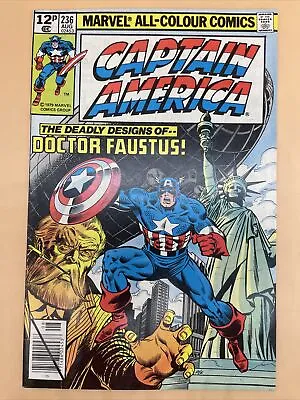Buy Doctor Faustus #236 1979 Captain America Marvel CAPTAIN AMERICA Comics Deadly • 19.99£