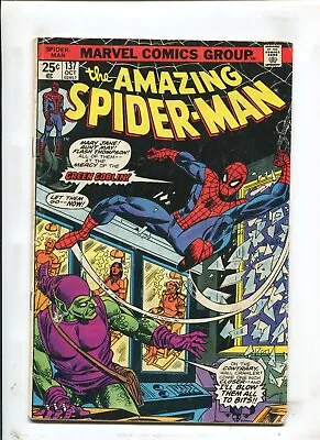 Buy Amazing Spider-Man #137 - 2nd App Harry Osborn, Green Goblin (1.8) 1974 • 15.77£