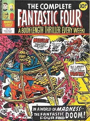 Buy Vintage Marvel Complete Fantastic Four Comic No 20 Feb 8th 1978 • 0.99£