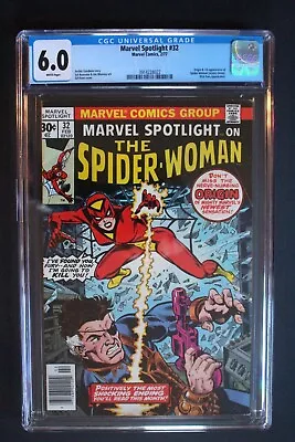 Buy MARVEL SPOTLIGHT #32 SPIDER-WOMAN Origin First Jessica Drew 1977 Movie? CGC 6.0 • 91.94£