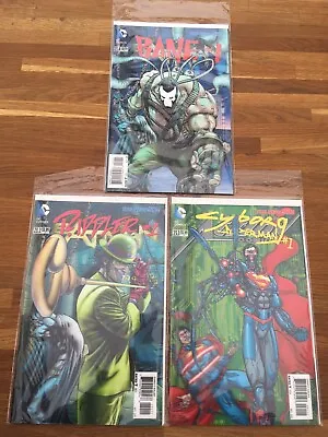 Buy DC Comics 3D Cover Bundle:Cyborg Superman 23.1, Riddler 23.2 Bane 2.34 • 10£