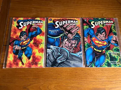 Buy Superman / Doomsday ; Hunter / Prey 1, 2 & 3. All Nm Cond. 1994. Dc. Set /lot • 2.95£