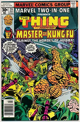 Buy Marvel Two-In-One (Marvel, 1974 Series) #29 NM Thing/Shang-Chi Master Of Kung Fu • 14.38£