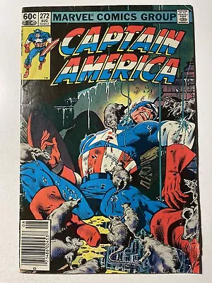 Buy Captain America 272 1982. 1st Appearance Of The Vermin. Newsstand • 4£