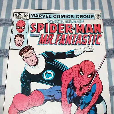 Buy MARVEL TEAM-UP #132 Spider-Man & Mr. Fantastic From Aug. 1983 In VF- Con NS • 10.44£