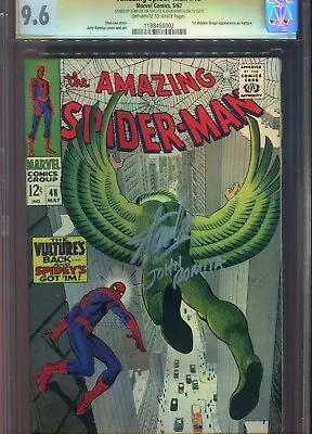 Buy Amazing Spiderman #48 CGC 9.6  Signed By Stan Lee /John Romita • 3,999.99£