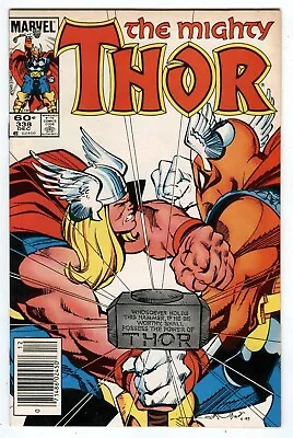 Buy Thor #338 (Marvel 1983) 2nd Appearance And Origin Of Beta Ray Bill - NEWSSTAND • 19.74£