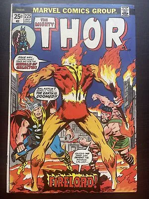 Buy THE MIGHTY THOR #225, 1st Firelord Appearance , MARVEL VALUE STAMP Intact • 51.39£