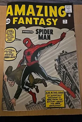 Buy Amazing FANTASY #15 Facsimile Cover W/New Reprint Interiors 1ST SPIDERMAN • 55.40£