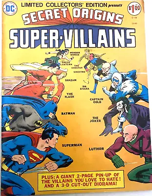 Buy Secret Origins Super Villains. # C-39. Dc Treasury Edition. Nov. 1975. Fn/vfn. • 38.99£