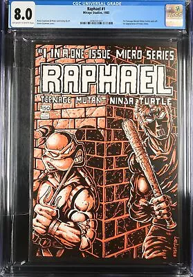 Buy Teenage Mutant Ninja Turtles Raphael One-Shot CGC 8.0 VF 1985 Mirage (cy) • 159.69£