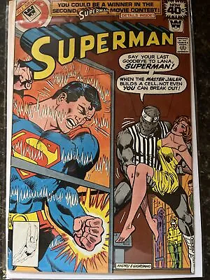 Buy Superman #331 DC (1979) -Whitman Variant -1st Appearance Of Master Jailer • 11.85£