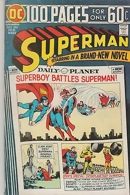 Buy ###dc Comics Superman #284 February 1975 100 Page Issue Vg+ (4.5) ### • 20£