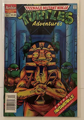 Buy Archie Adventure TMNT Adventures #51  Newsstand Variant -Key Issue • 24.78£