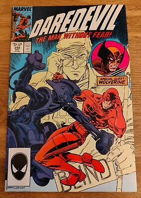 Buy COMIC - Marvel Daredevil No #248 Nov 1987 Featuring Wolverine 1st Bushwacker  • 5£