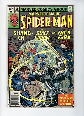 Buy MARVEL TEAM-UP # 85 (Spider-Man, Shang-Chi, Black Widow, Nick Fury, 1979) VF • 8£