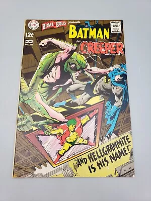 Buy The Brave And Bold Vol 1 #80 Batman & Creeper & Hellgrammite Is His Name Comic • 39.41£