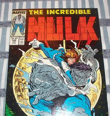 Buy The Incredible HULK #344 Todd McFarlane Art From June 1988 VF (8.0) Condition DM • 27.70£