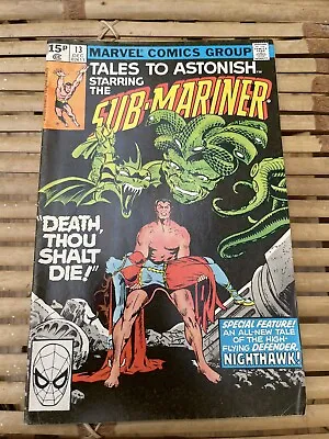Buy Tales To Astonish #13, Marvel Comics, Sub-Mariner, 1980, Flaws, See Images** • 10£