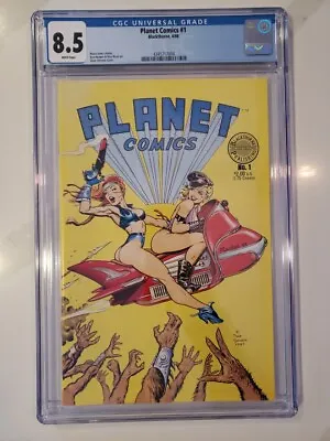 Buy Planet Comics 1 CGC 8.5 Blackthorne Comics 1988 Dave Stevens • 141.69£