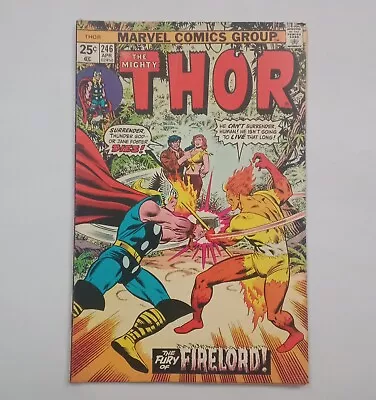 Buy Thor #246 Marvel Comics 1976 Thor Vs Firelord • 19.77£