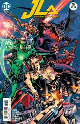 Buy Justice League Of America #10 (NM)`17 Hitch/ Bedard/ Denenick  (Cover A)   • 3.10£