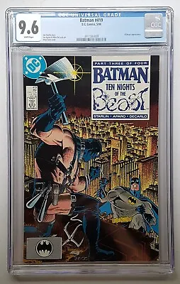 Buy Batman #419 Cgc 9.6 1988 New 3911593009 • 55.97£