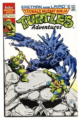 Buy TEENAGE MUTANT NINJA TURTLES ADVENTURES #39-comic Book 1993 Low Print • 33.50£