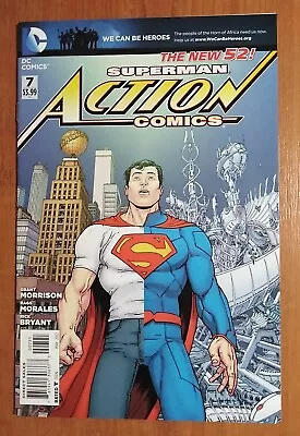 Buy Action Comics #7 - DC Comics Variant Cover 1st Print 2011 Series • 6.99£