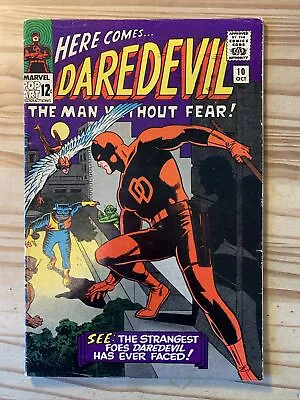 Buy Daredevil # 10 - 1st App Frog Man, Bird Man & The Organiser -1965 Fn+ • 50£