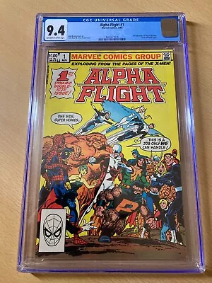 Buy Alpha Flight 1 (1983) - Marvel Comics Key 1st Puck + Origin - CGC 9.4 NM • 65£