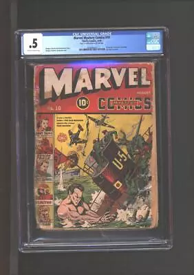 Buy Marvel Mystery Comics #10 CGC .5 Conclusion Of Human Torch & Sub-Mariner Battle  • 1,593.30£