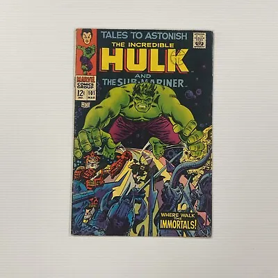 Buy Tales To Astonish Hulk #101 1969 VG Cent Copy Pence Stamp *See Description  • 30£