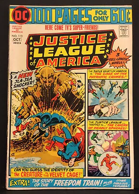 Buy Justice League Of America - 113 - 100 Pages - DC Comics - 1974 - F • 10.33£