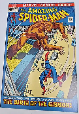 Buy Amazing Spider-man #110 Gibbon 1st Appearance *1972* 8.0* • 86.14£
