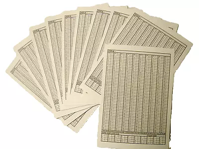 Buy Comic And Magazine Title Checklists - Pack Of Ten Double Sided • 3.25£