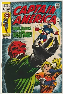 Buy Captain America #115    (Marvel Comics 1968)   VFN- • 69.95£